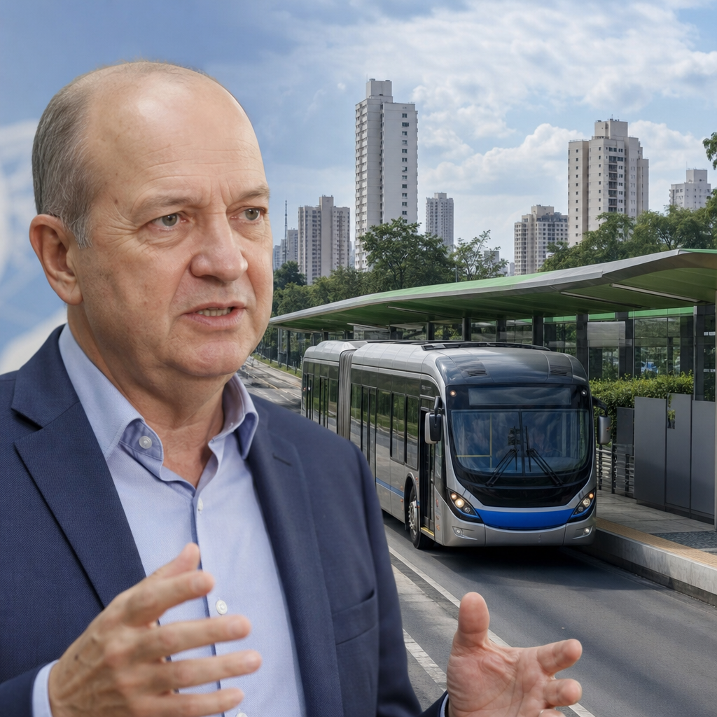 BRT entre Cuiabá e Várzea Grande começa a funcionar até o fim do ano, garante Pivetta