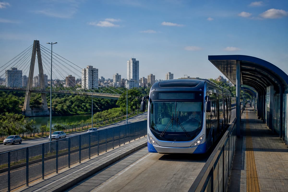 BRT entre Cuiabá e Várzea Grande começa a funcionar até o fim do ano, garante Pivetta