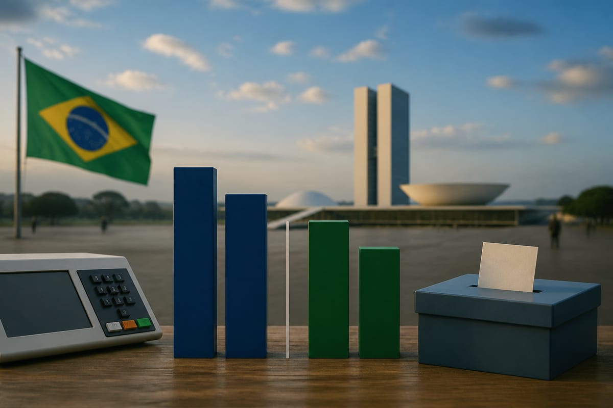 Lula e Flávio Bolsonaro empatam tecnicamente com 41% e 37% no 1º turno