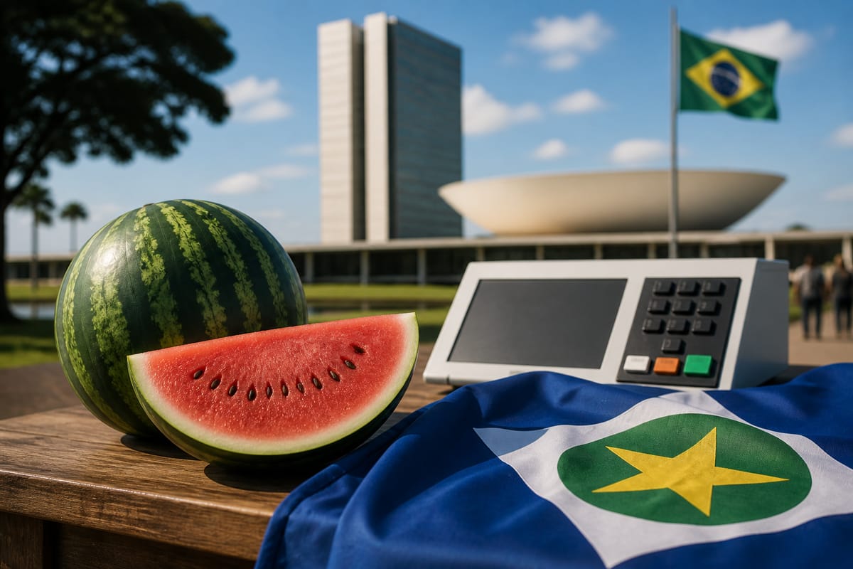 Candidato Medeiros usa 'melancia' e expõe crítica a Wellington Fagundes no PL