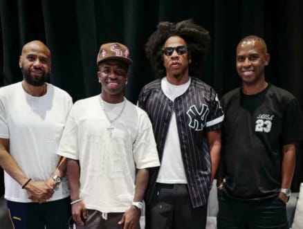Vini Jr. e Jay-Z se encontram nos EUA durante Copa de 2026