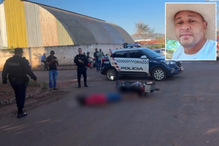 Pai é morto a tiros ao levar filho para escola em Pontes e Lacerda