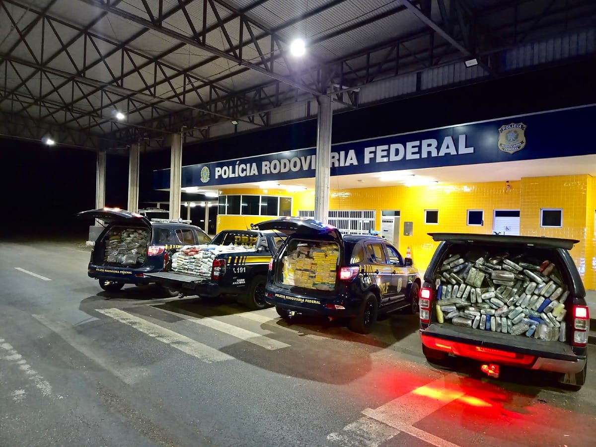 Caminhoneiro é preso com mais de 2 toneladas de drogas na BR-070 em MT