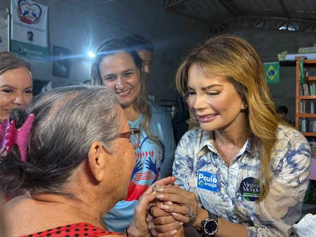 Virginia Mendes fortalece trabalho social das Obras Sociais Irmã Cristhyanne em Cuiabá