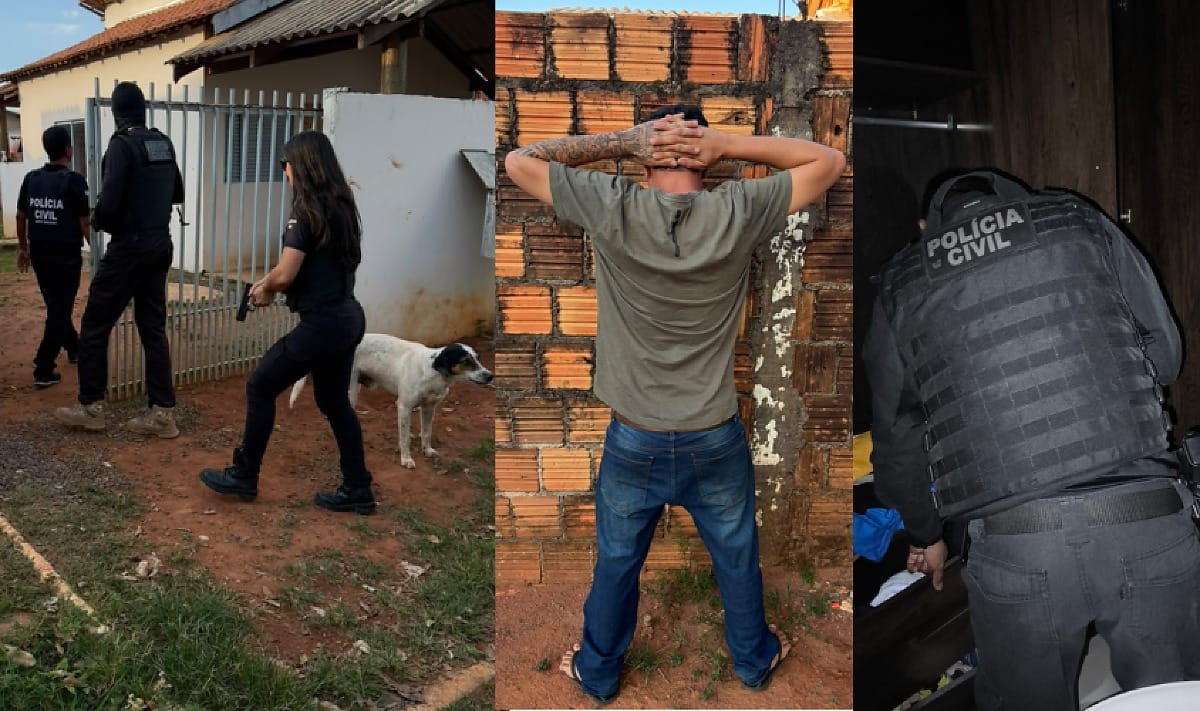 PJC cumpre mandados em ação contra facção por homicídio em Campos de Júlio