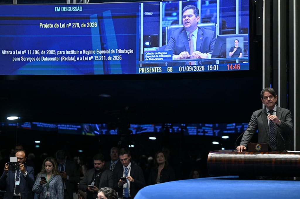 Senado aprova incentivos fiscais para atrair data centers ao Brasil