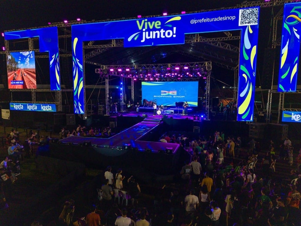 Festeja Sinop: atrações gratuitas animam cidade e atraem visitantes