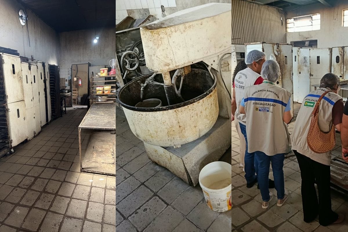 Padaria na Vila Independência é interditada por más condições em Cuiabá